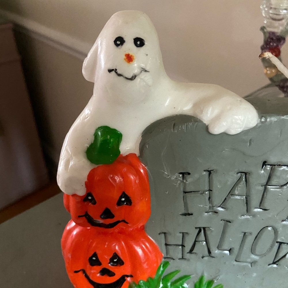 Vintage Halloween Wax Candle - Picture 2 of 6